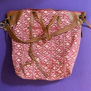 Lucky brand rust colored patterned bag